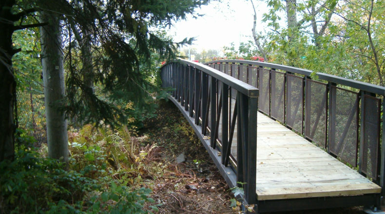 25-11- Passerelle rivière Duberger - Ville de Québec