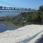 13-06 – Passerelle suspendue, chutes Montmorency