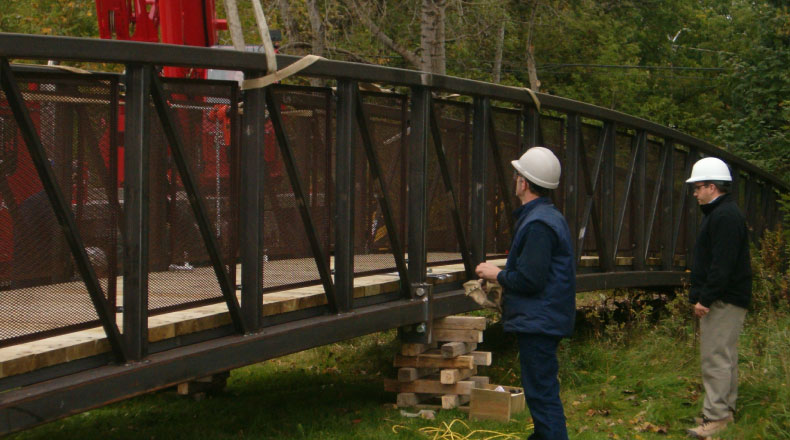 25-11- Passerelle rivière Duberger - Ville de Québec