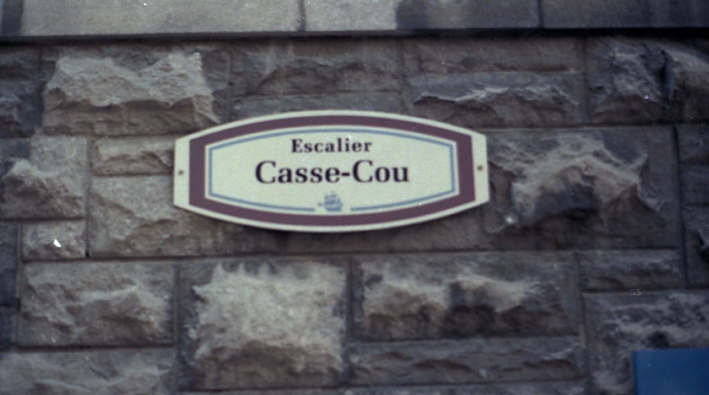 04-04 - Escalier Petit Champlain (casse-Cou) - Ville de Québec