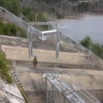 11004 – Reflection block passes to logs – High Falls Dam