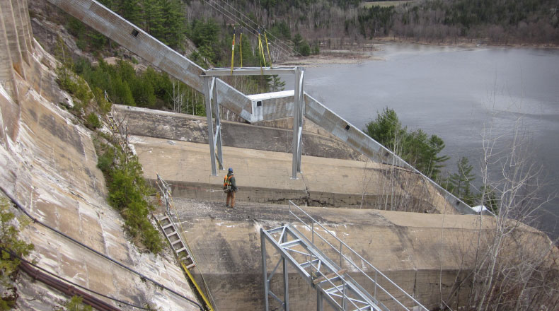 11004 - Réflection bloc passe-à-billes - Barrage High Falls