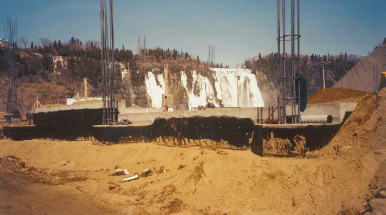 13-07 - Fondations gare aval chutes Montmortency