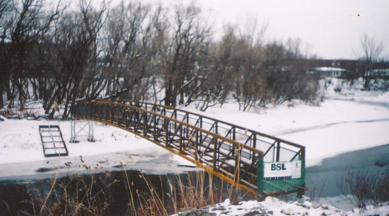 22-14 - 3 passerelles rivière Saint-Charles - Ville de Québec
