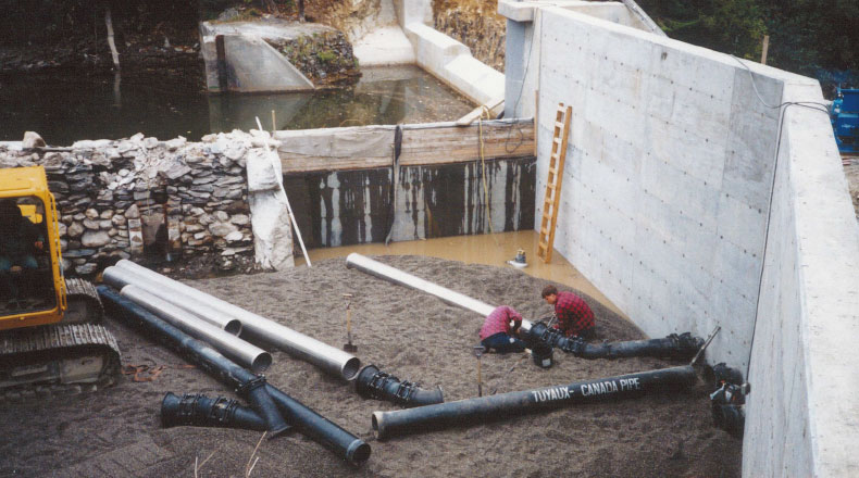 15-15 - Réfection prise d'eau et poste de surpression