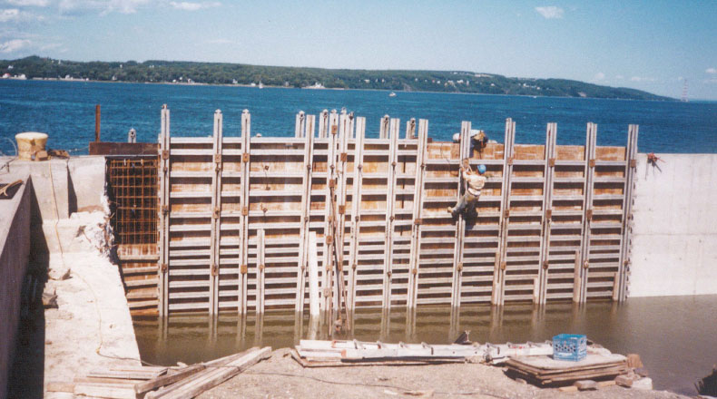 18-09 - Cale sèche Champlain, tête de quai