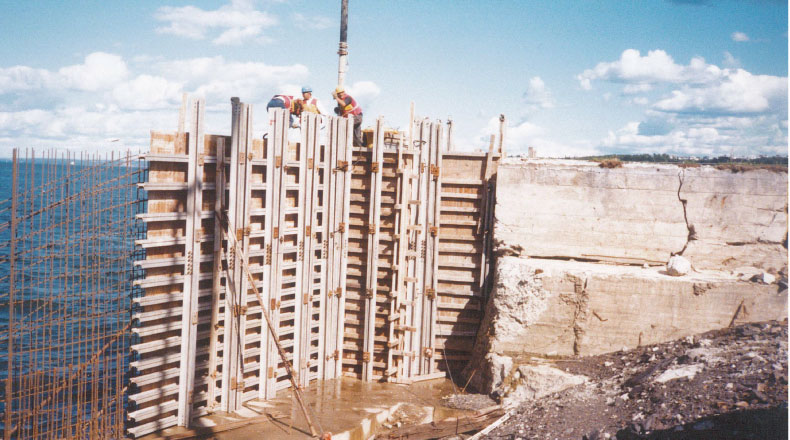 18-09 - Cale sèche Champlain, tête de quai