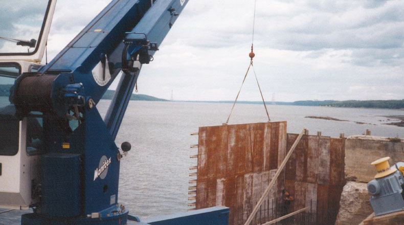 18-09 - Cale sèche Champlain, tête de quai