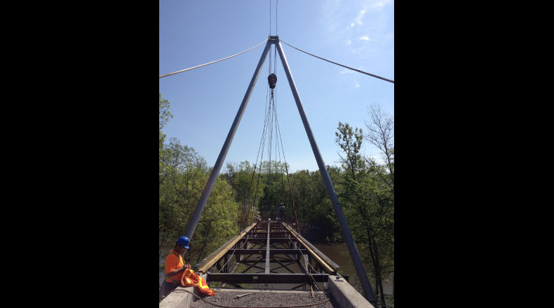 11158 - Passerelle rivière Cap-Rouge - Ville de Québec